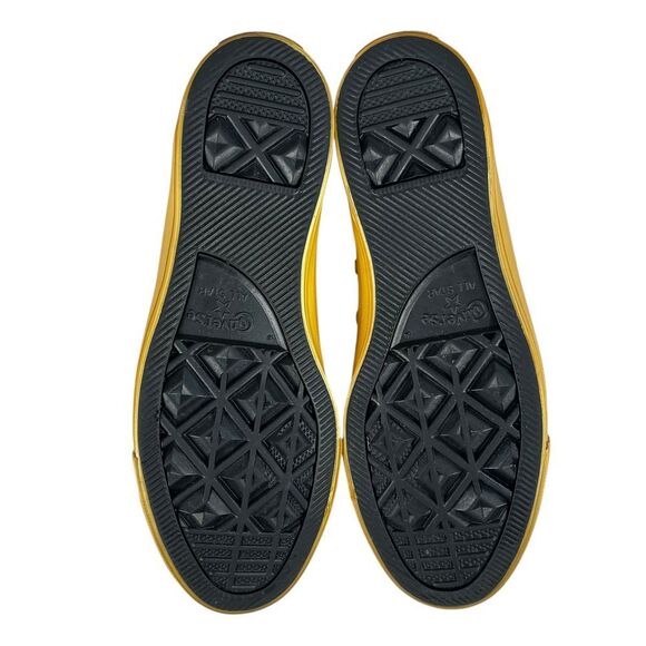 Converse Sneakers Women 7 Chuck Taylor All Star Laser Baroque Gold Hi Top Shoes - Picture 11 of 12